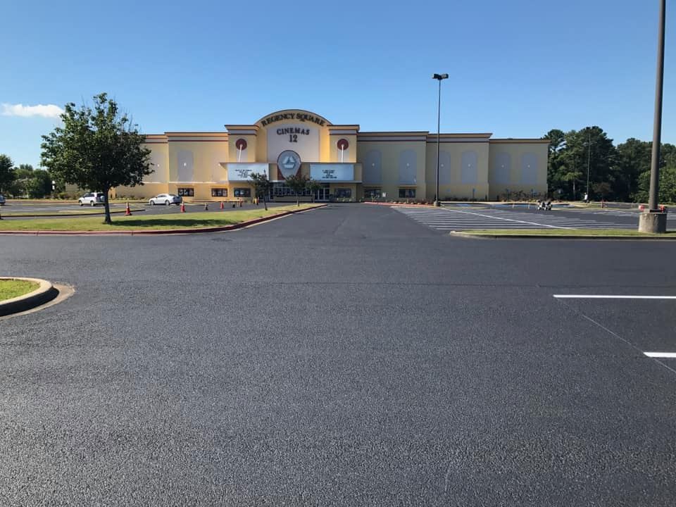Brand new parking lot - commercial property