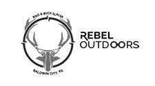 Logo: Deer head within a compass circle,