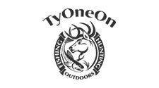 Logo for TyOneOn Outdoors. Features a deer, fish, and text: Fishing, Hunting, Outdoors.