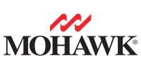 The mohawk logo is red and black on a white background.