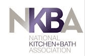 NKBA logo with stylized letters NKBA in silver and purple, text reads