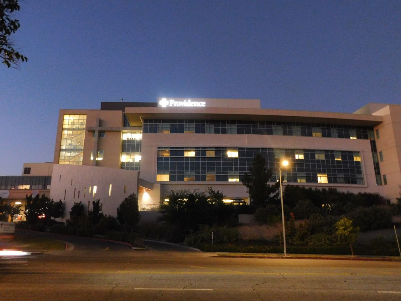 A large building with the word providence on the top