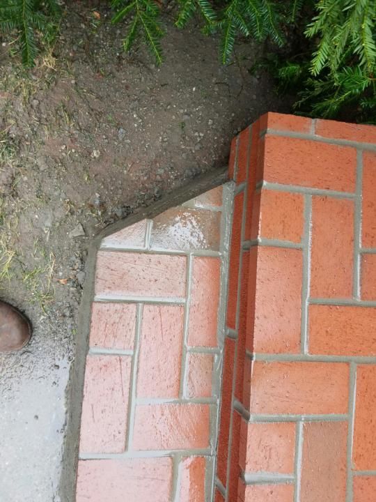 Brick Front Steps Restoration