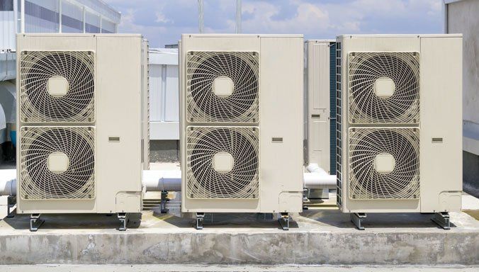 HVACs on rooftop