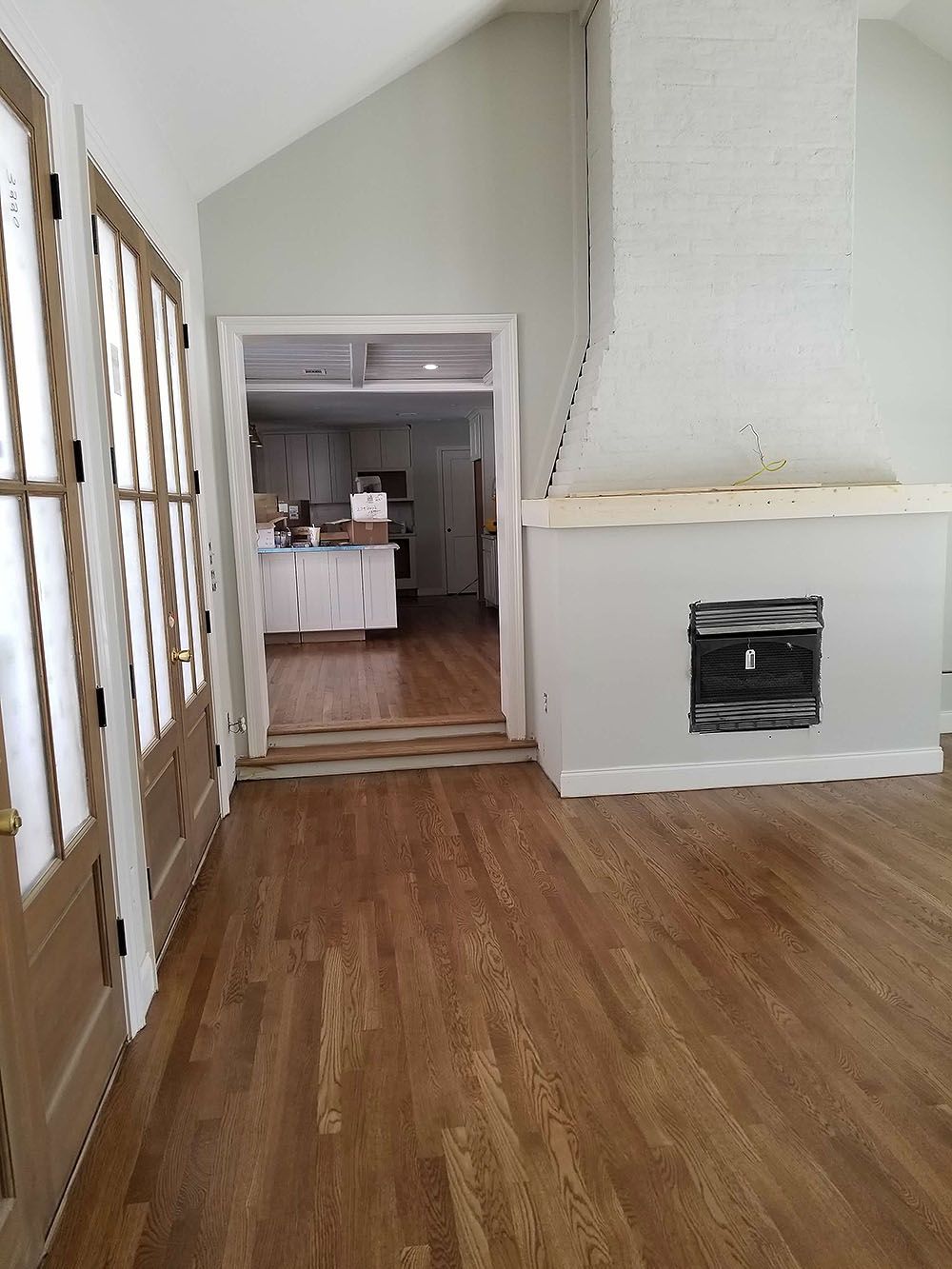 Living Room Kitchen View In Progress