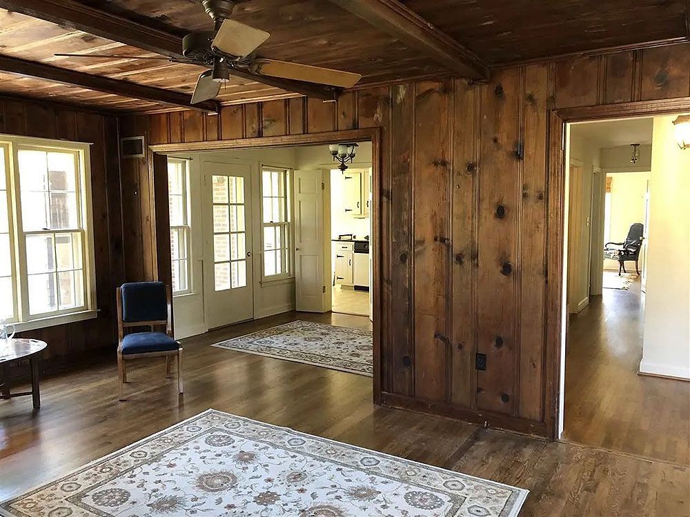 Dining Room Fireplace View Before