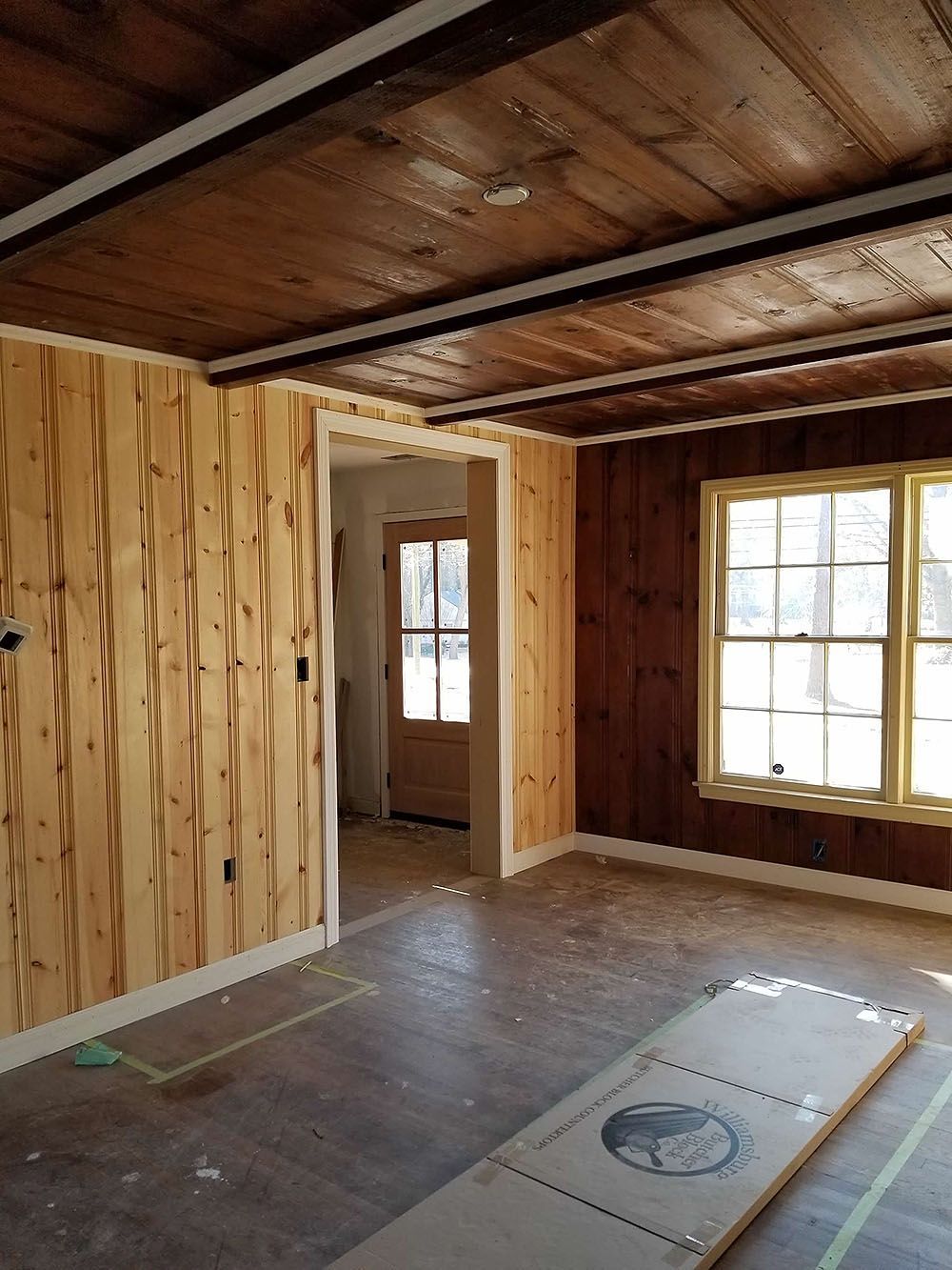 Dining Room from Addition View In Progress