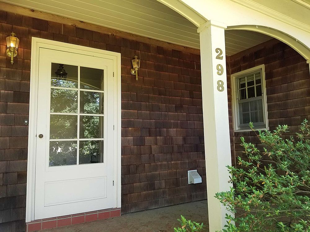 Front Door (Before) - Front Door Angled