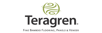 The logo for teragren is for fine bamboo flooring , panels and veneer.