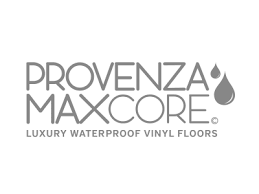 The logo for provenza maxcore luxury waterproof vinyl floors