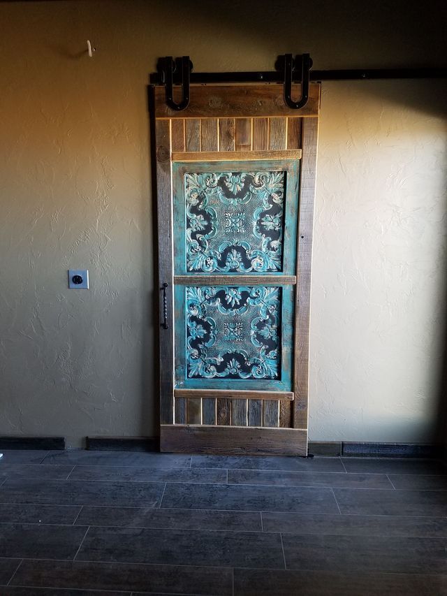 Interior wooden door