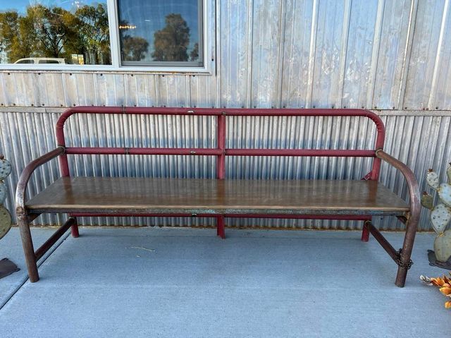 Metal bench