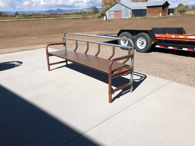 Metal bench