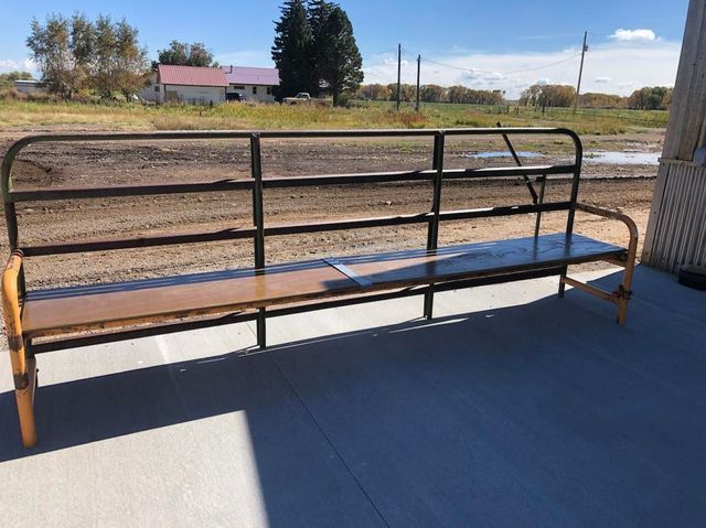 Metal bench