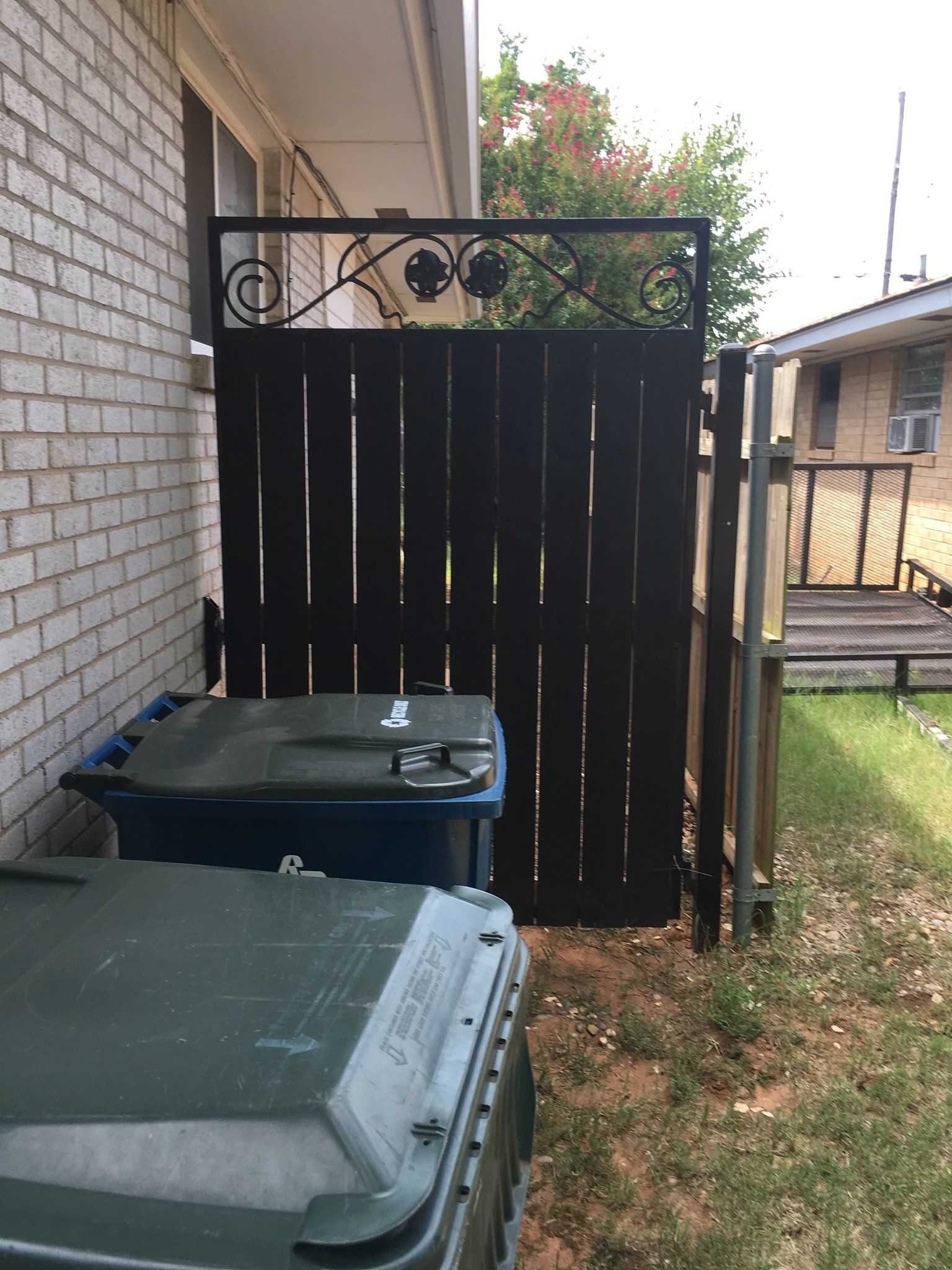 Gate ornamental iron