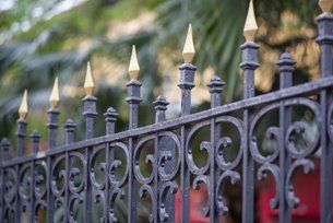 Fence ornamental iron