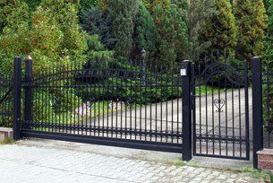 Gate ornamental iron