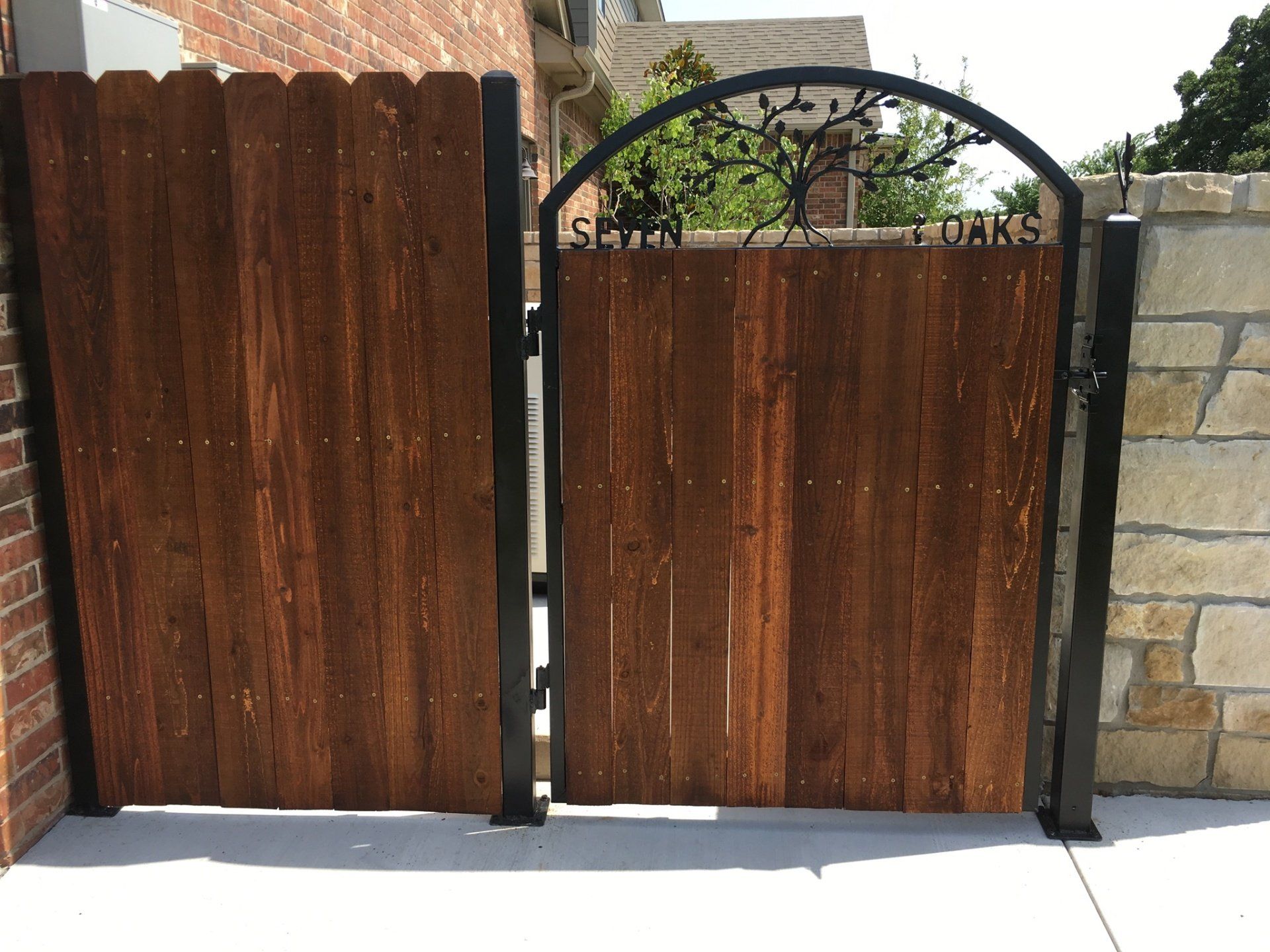 Gate ornamental iron