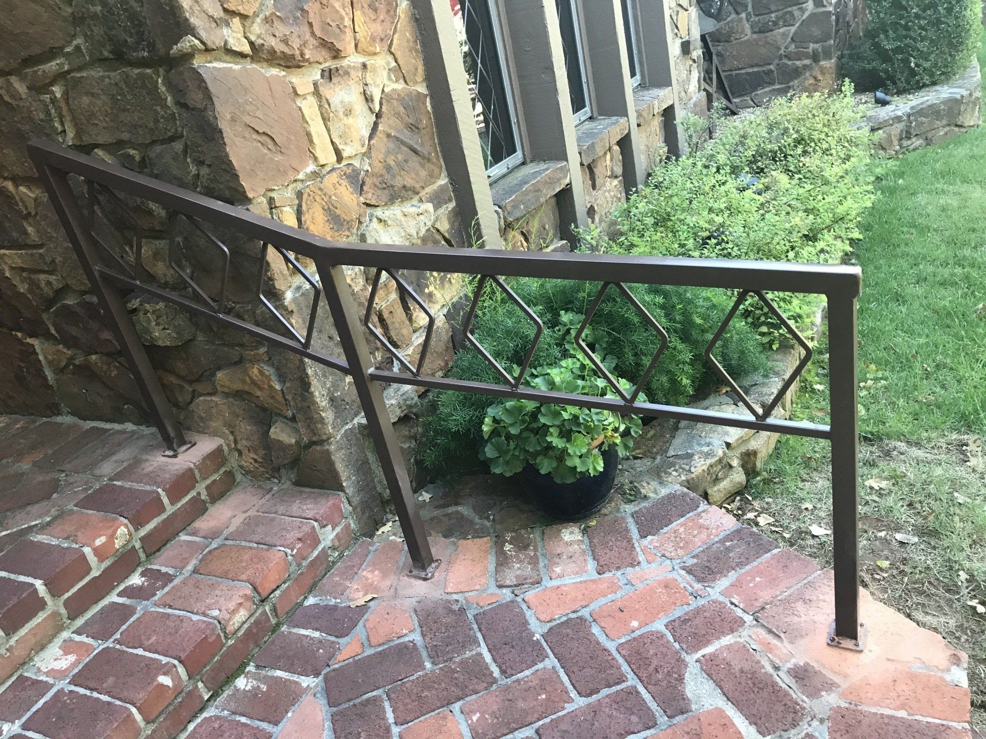 Custom handrail ornamental iron