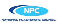Logo for the National Plasterers Council featuring the letters 