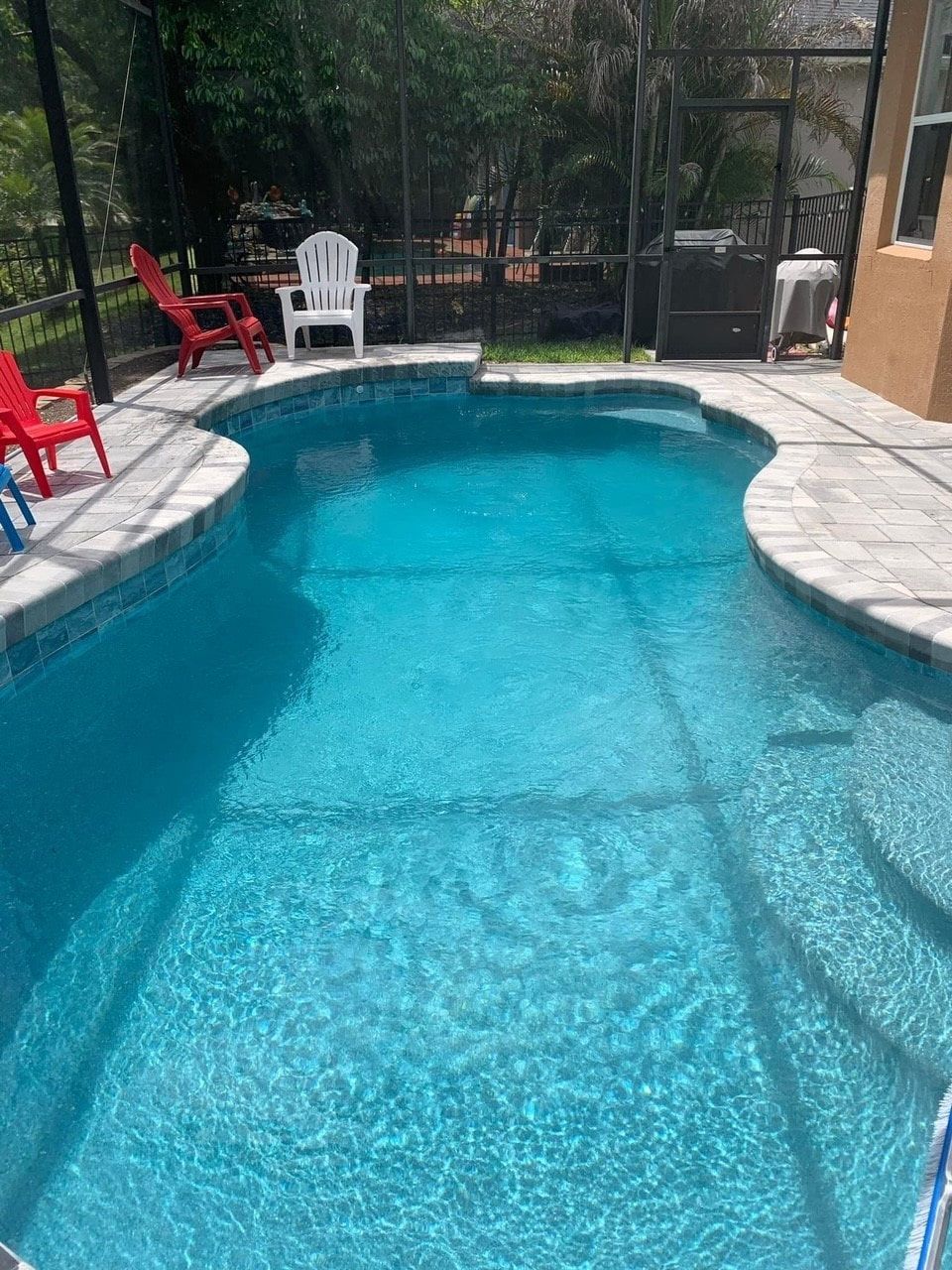 White Sands Pool Plastering