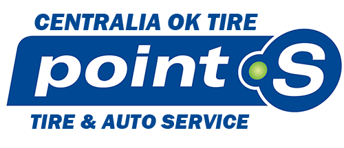 Centralia OK Tire Point S Logo