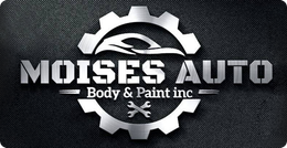 Moises Auto Body & Paint Logo