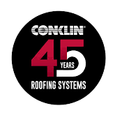45 Years Conklin Roofing Systems logo