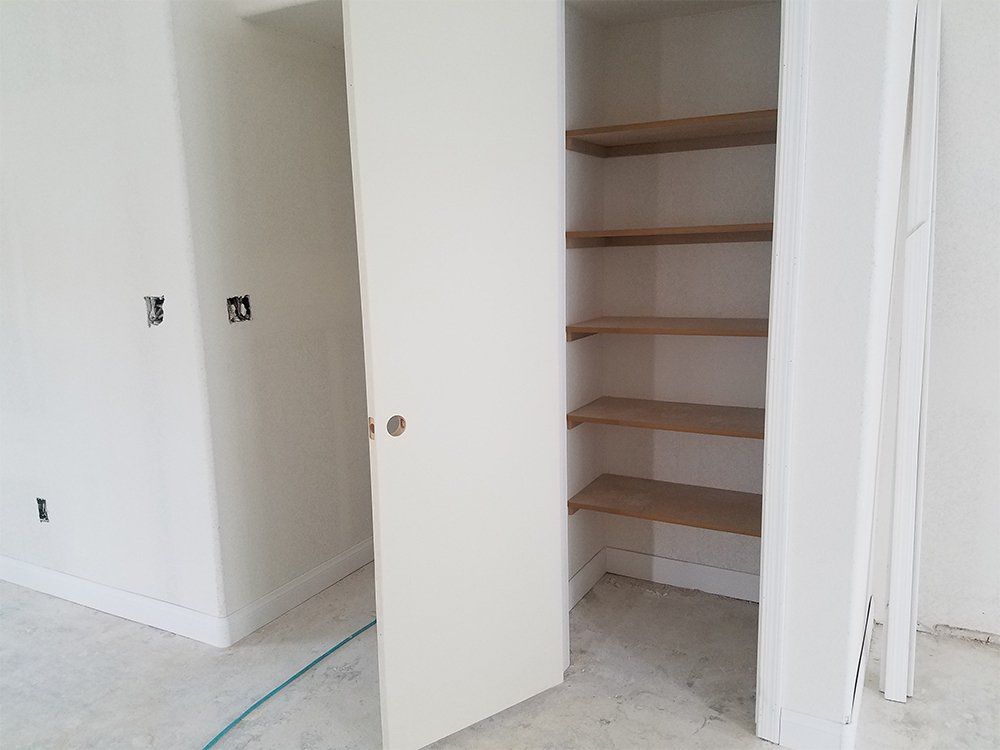 Walk-in closet doors