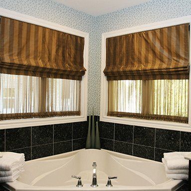 Window shades for bathroom