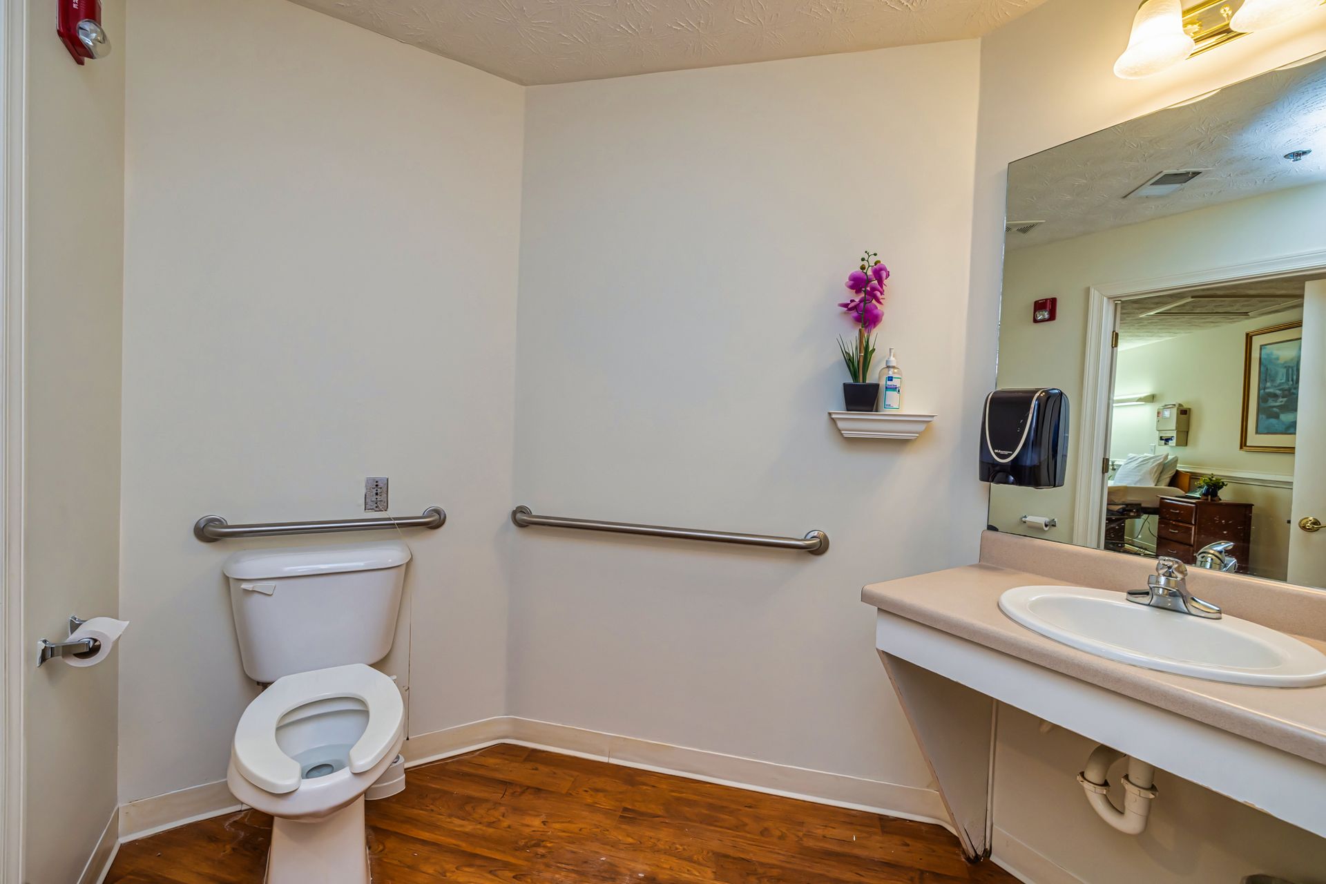 a beautiful comfort room