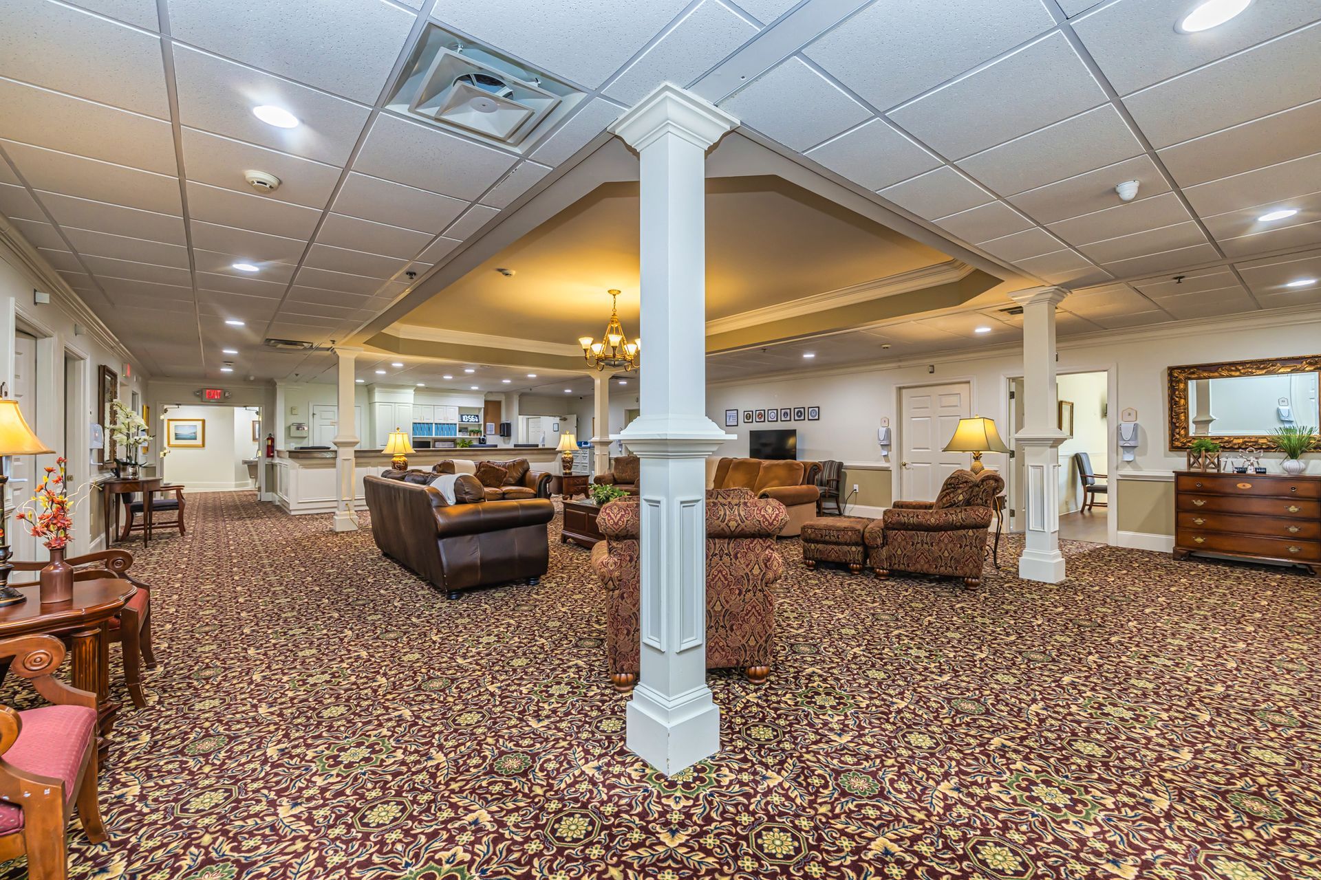 an elegant living area