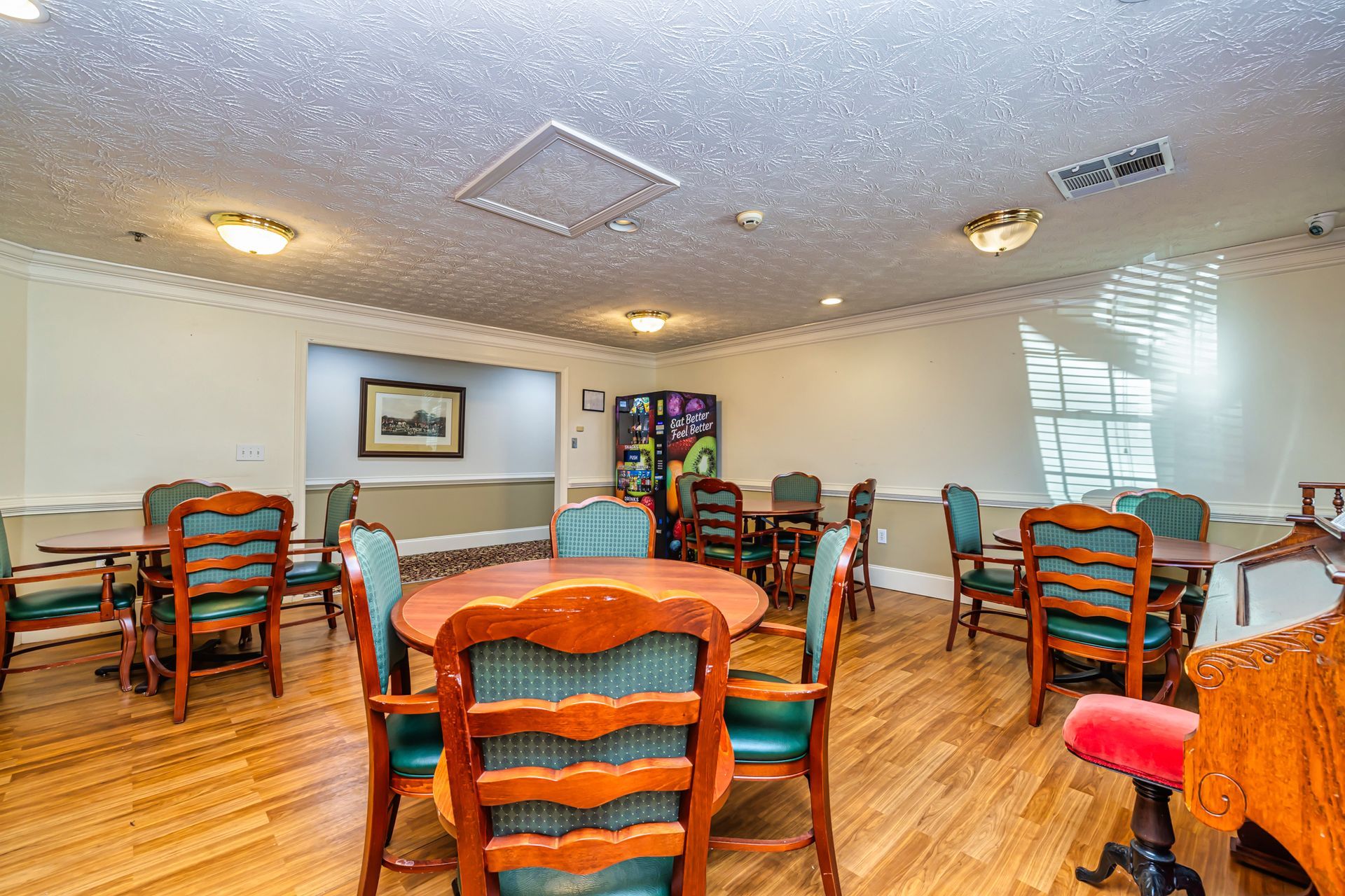 an inviting dining area