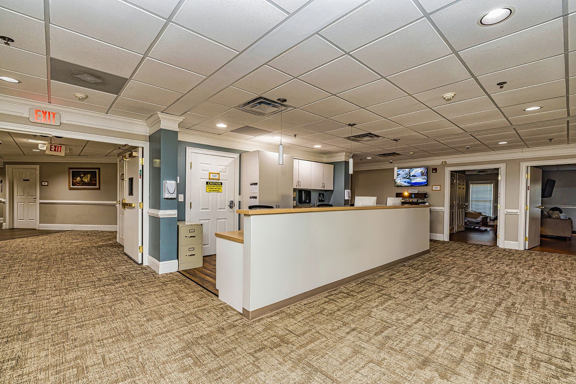 Macon location staff area