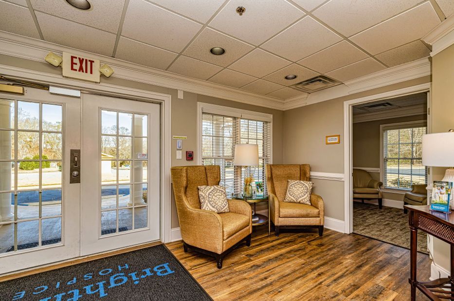Macon location lobby chairs