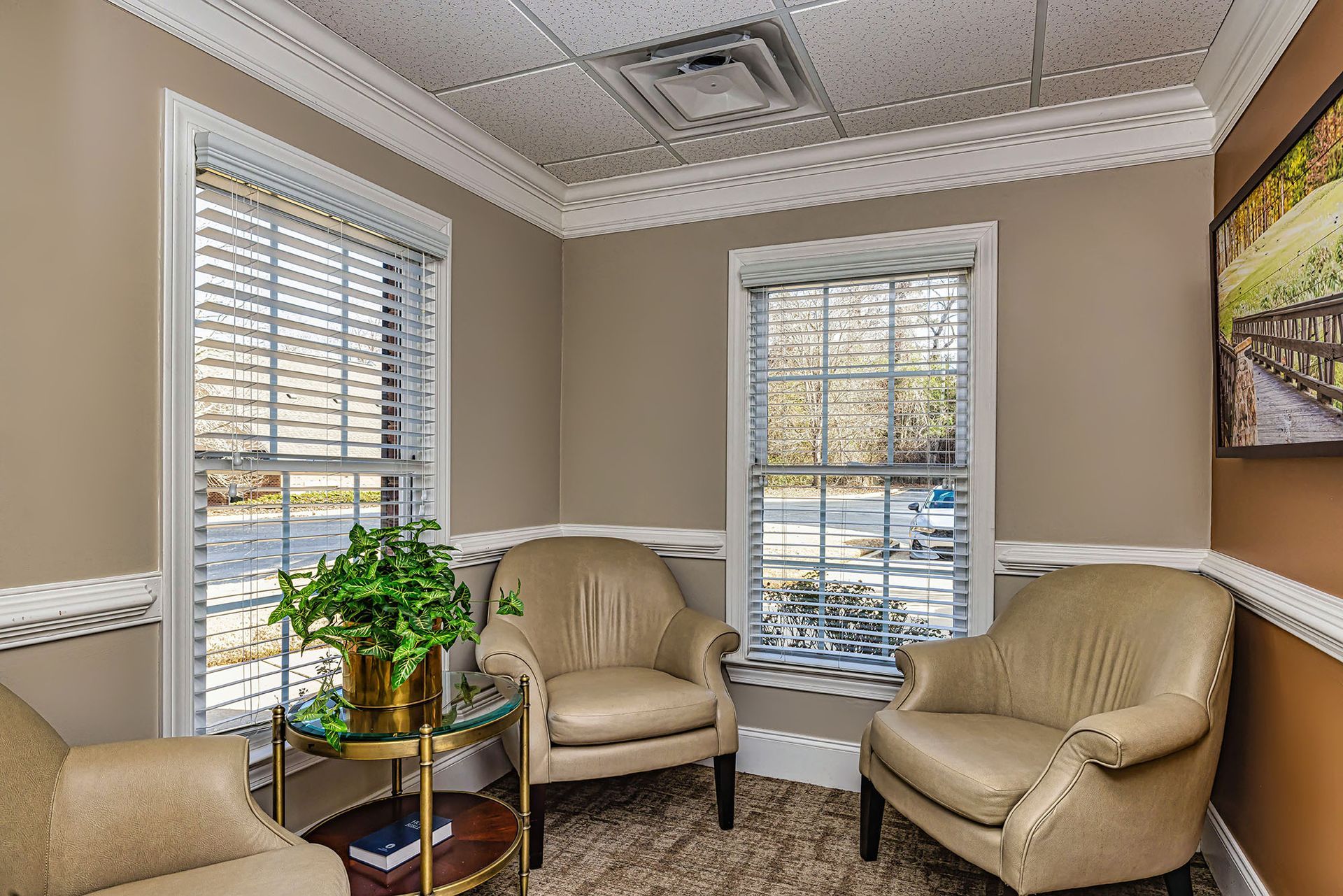 Macon location lobby chairs