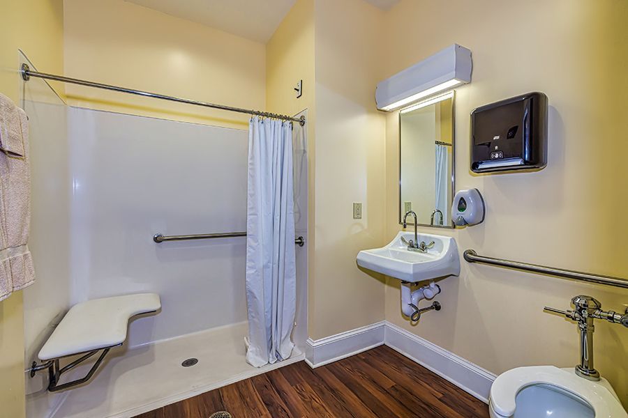Hospice bathroom