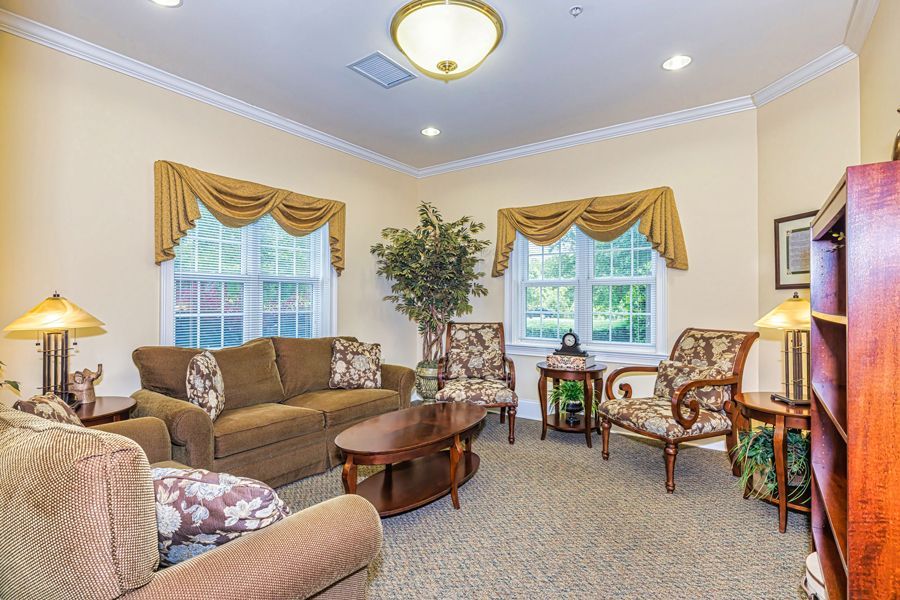 Hospice waiting family room