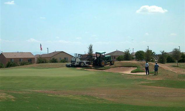 Arizona Golf Course; Sprigging