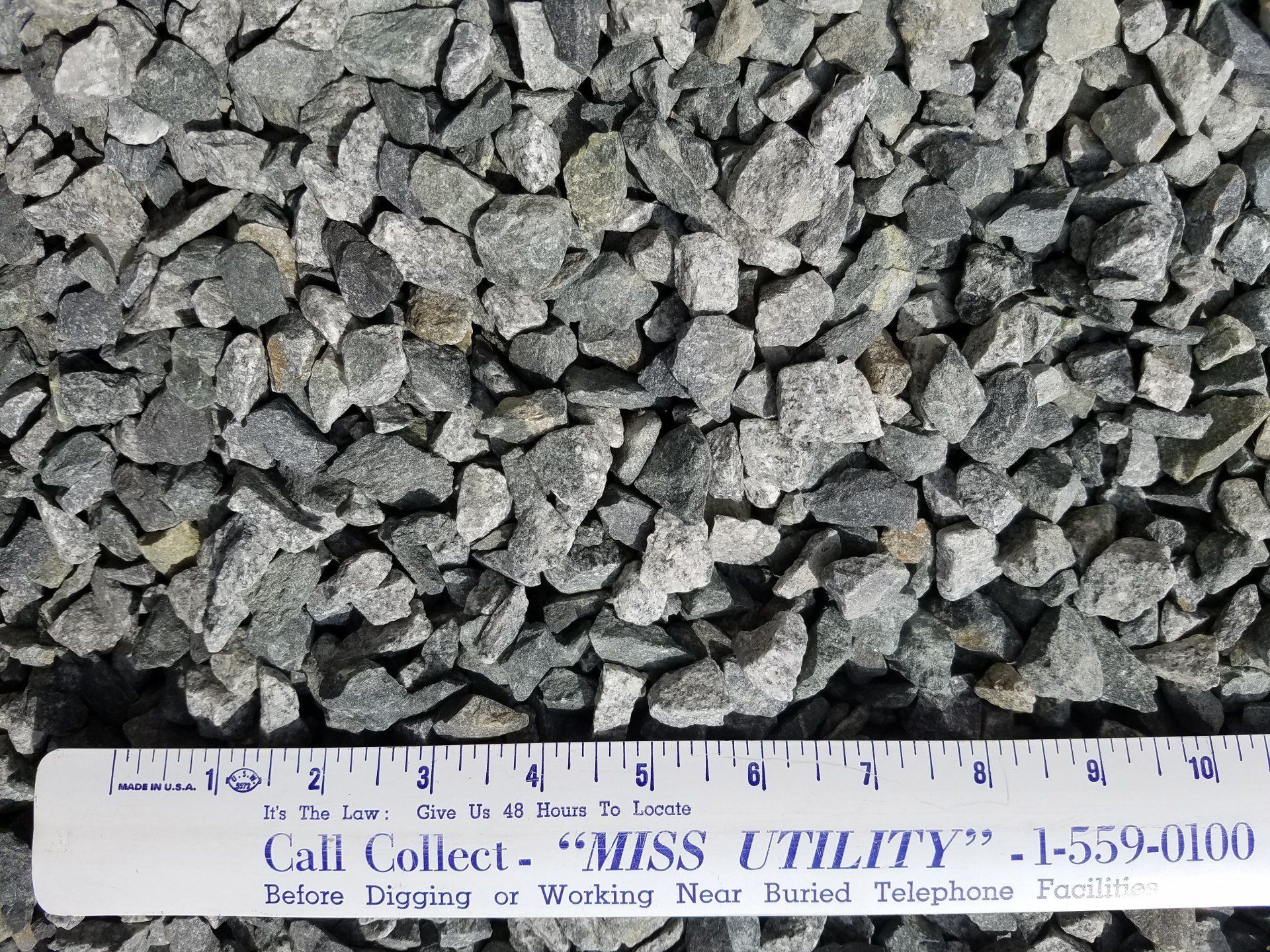 #7 GRAY STONE (HALF INCH)