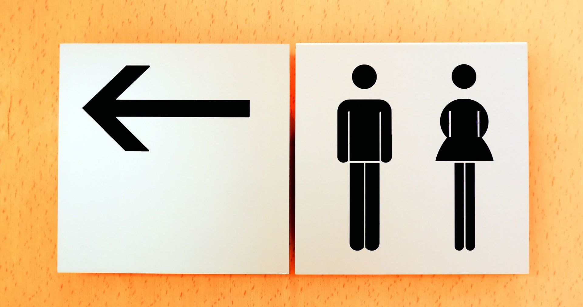Restroom signs