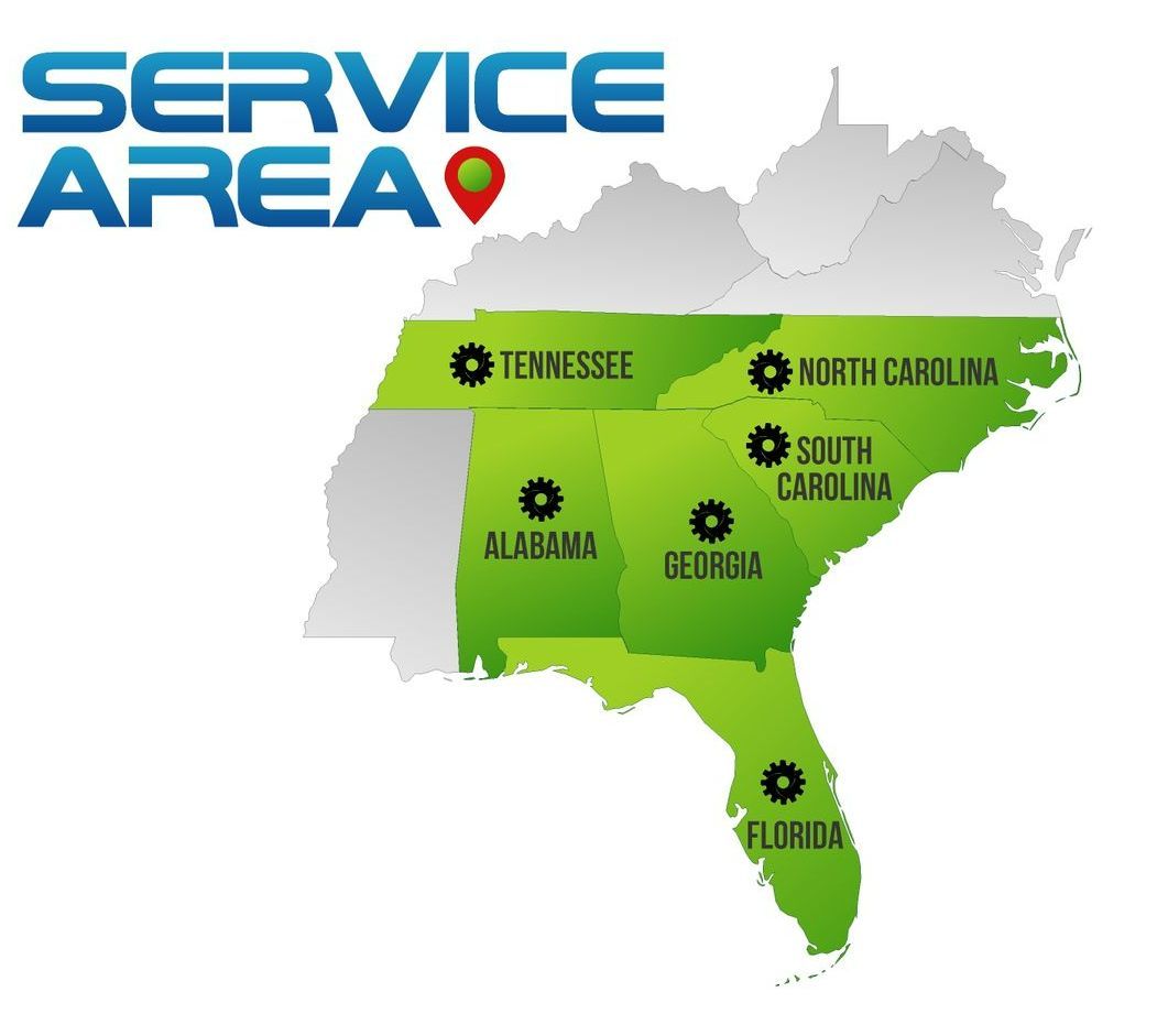 Service area map