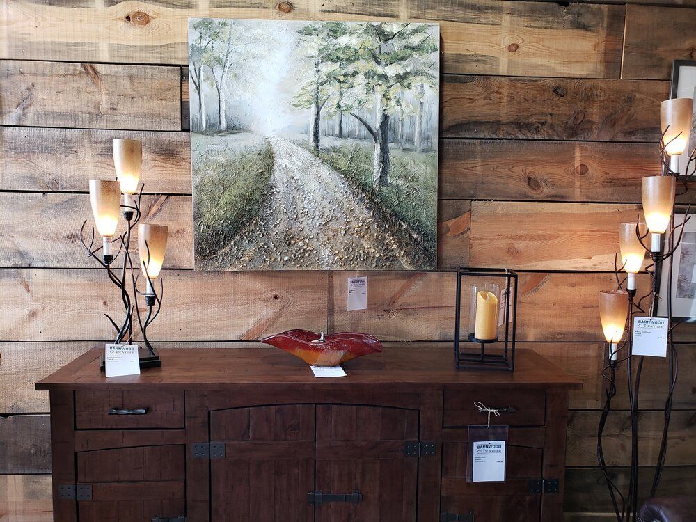 Custom Furniture Lincoln, NE Barnwood & Leather