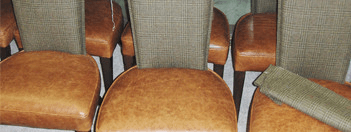 Brown chairs