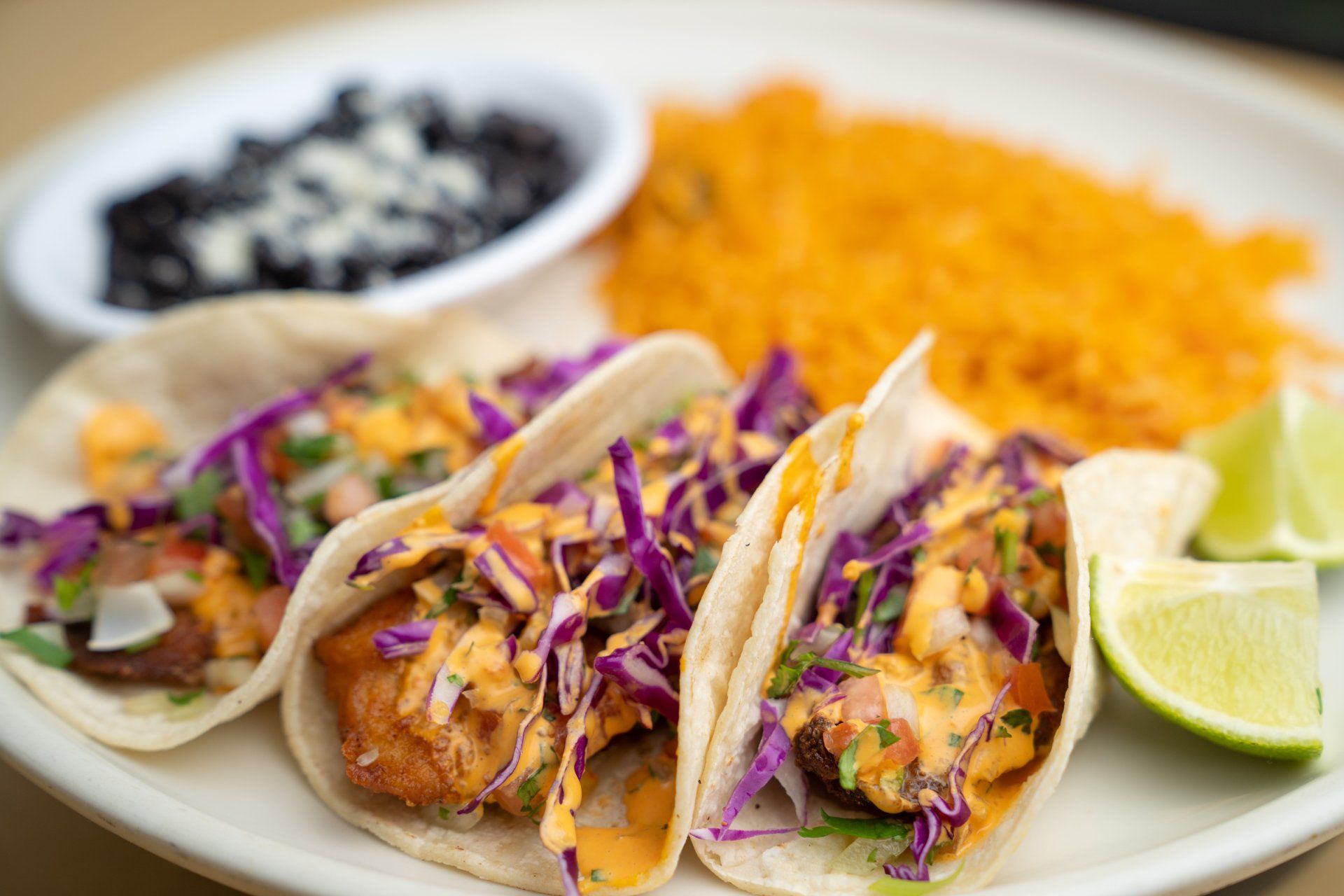 Seafood tacos