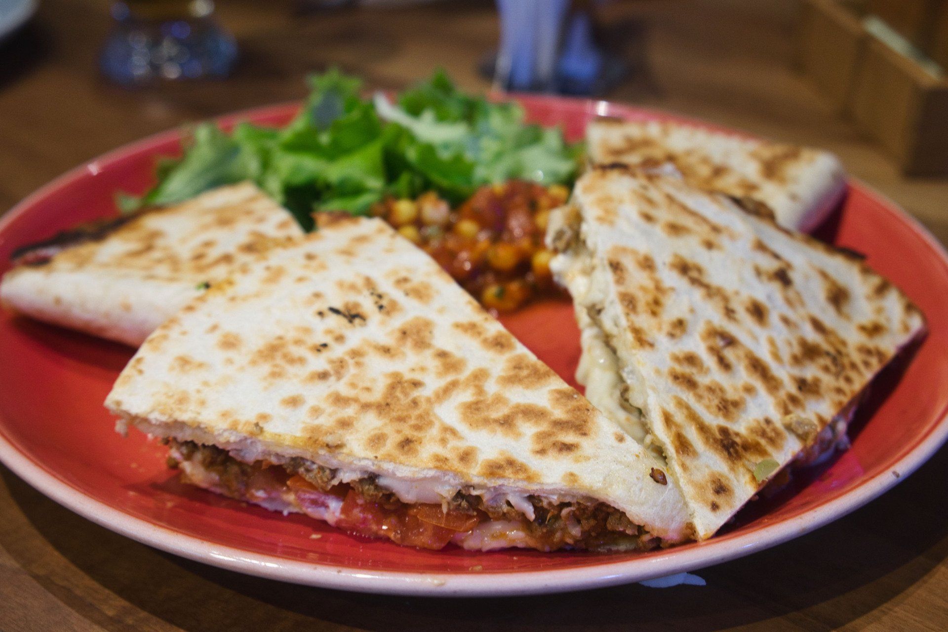 Chicken quesadillas