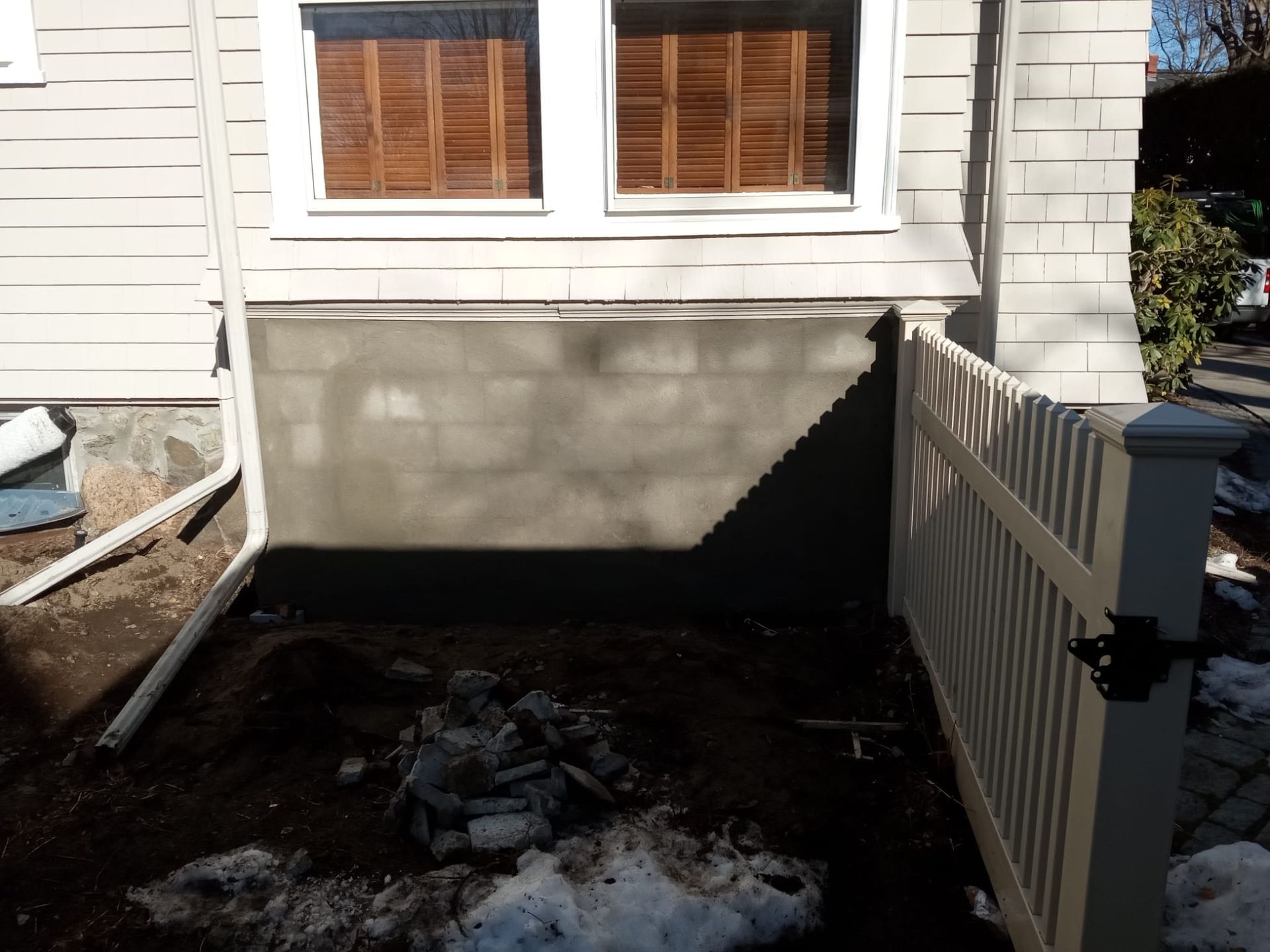 Concrete foundation