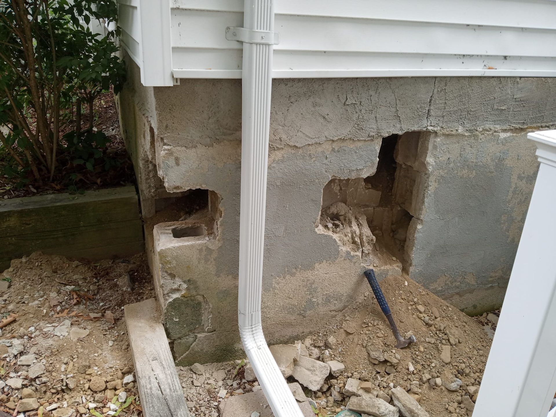 Concrete foundation