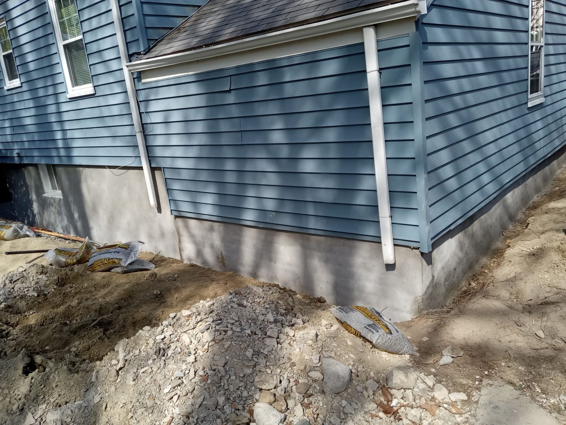 Concrete foundation