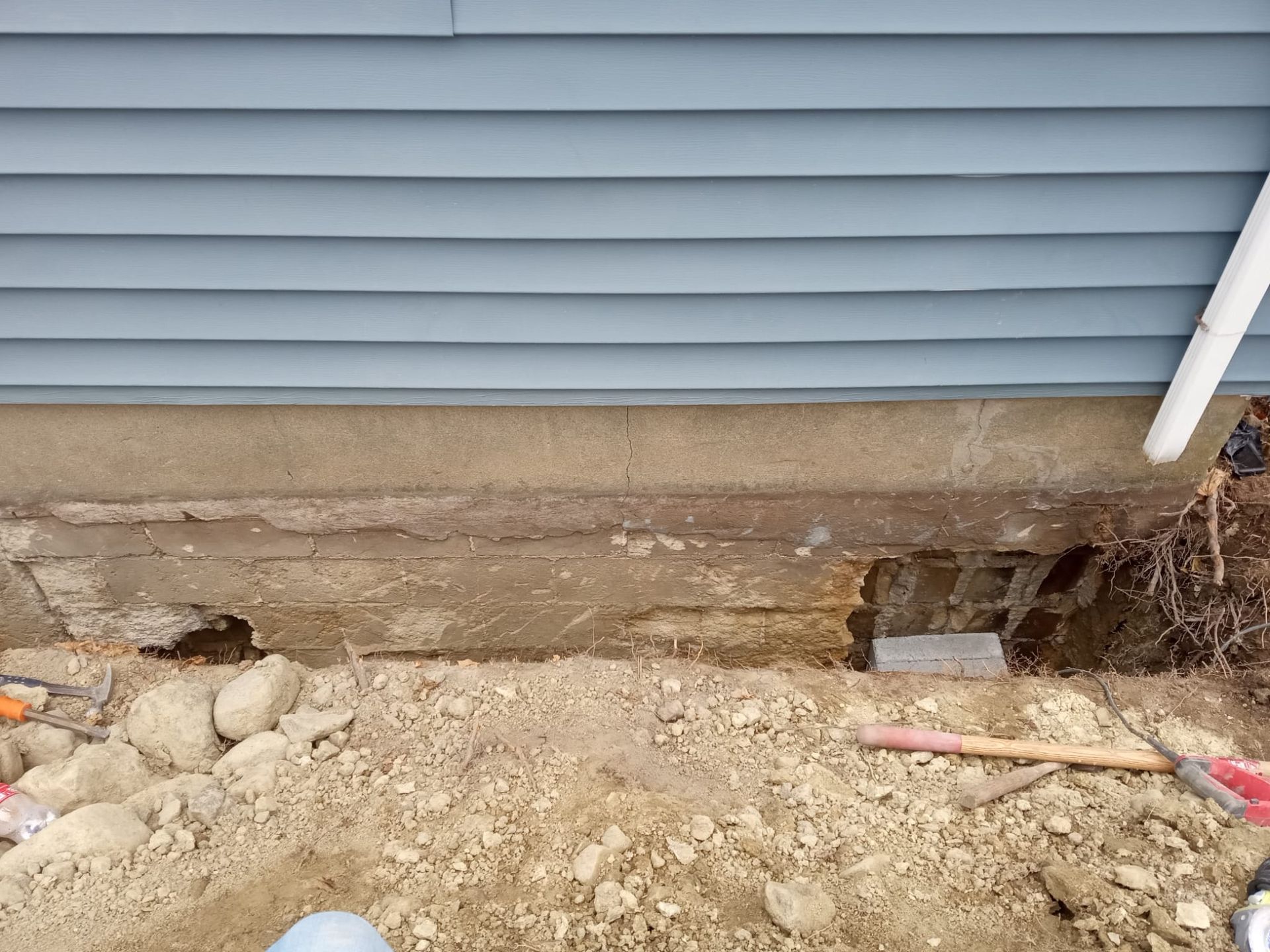 Concrete foundation